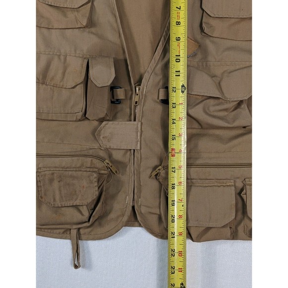 Wilderness Pro Traditional Fishing Vest Zipper Pocket Size L Fly Fishing - Picture 6 of 8